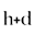 h