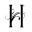 h